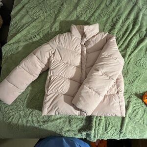 Express Light Pink Puffer Jacket